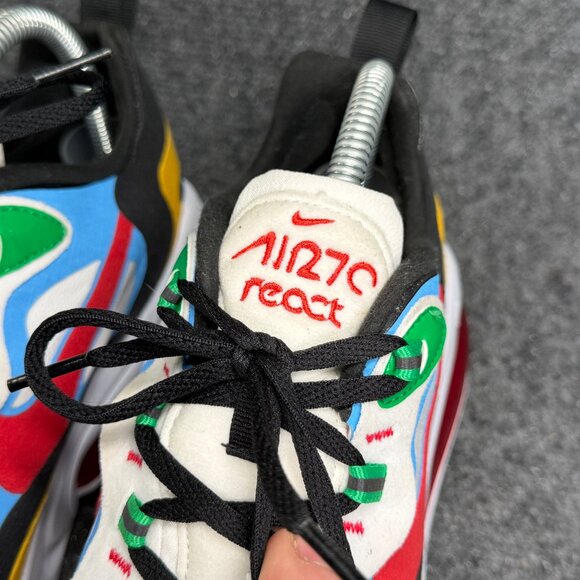 Nike Air Max 270 React Running Shoes Men's SIze 10 Multi-Color Athleitc Training - Picture 4 of 13
